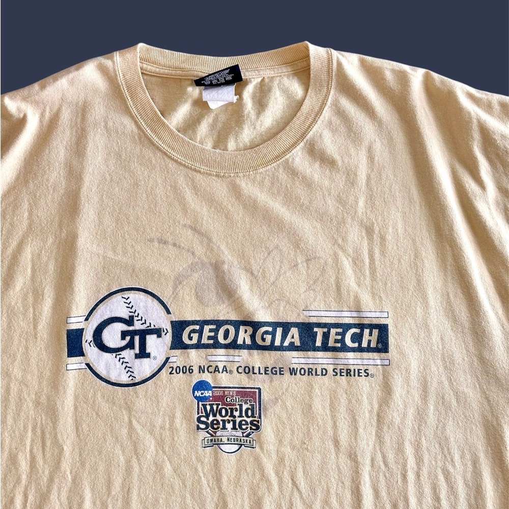 Jansport Vintage Adult 2XL Georgia Tech‎ Yellow Jackets T-Shirt 2006 NCAA World